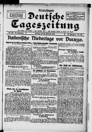 Deutsche Tageszeitung vom 25.02.1916