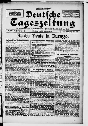 Deutsche Tageszeitung vom 29.02.1916