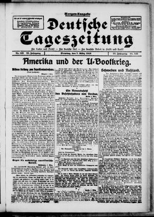 Deutsche Tageszeitung vom 07.03.1916