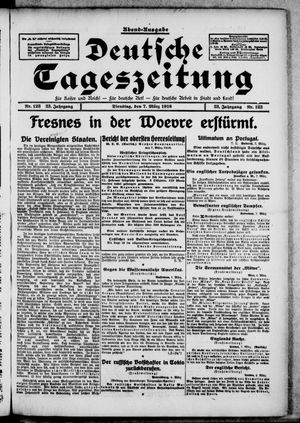 Deutsche Tageszeitung vom 07.03.1916