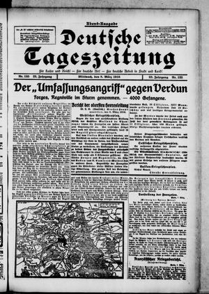 Deutsche Tageszeitung vom 08.03.1916