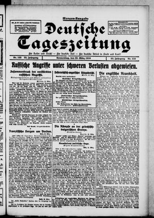 Deutsche Tageszeitung on Mar 23, 1916