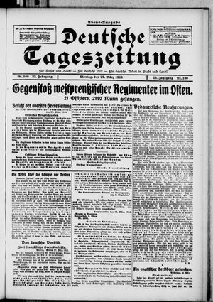 Deutsche Tageszeitung vom 27.03.1916