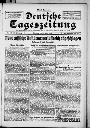 Deutsche Tageszeitung vom 28.03.1916