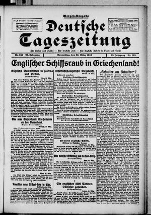 Deutsche Tageszeitung vom 30.03.1916
