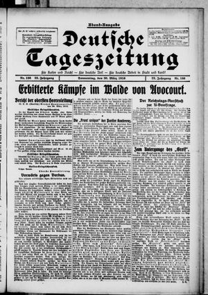 Deutsche Tageszeitung vom 30.03.1916