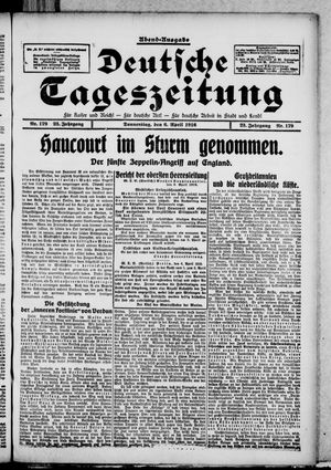 Deutsche Tageszeitung vom 06.04.1916