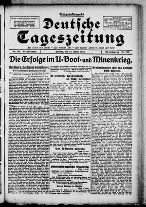 Deutsche Tageszeitung vom 14.04.1916