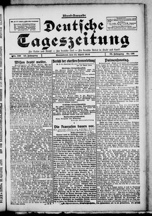 Deutsche Tageszeitung vom 15.04.1916
