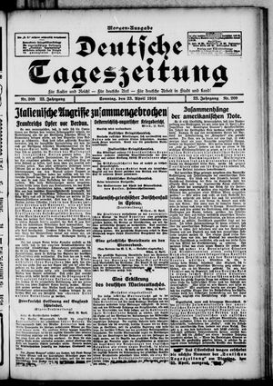 Deutsche Tageszeitung vom 23.04.1916