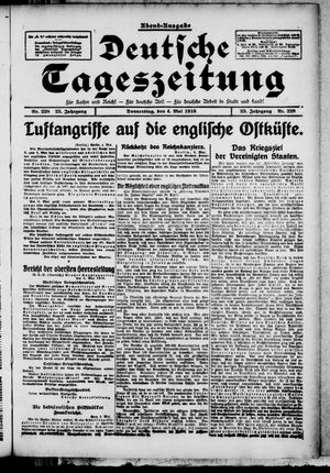 Deutsche Tageszeitung vom 04.05.1916