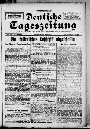 Deutsche Tageszeitung vom 05.05.1916