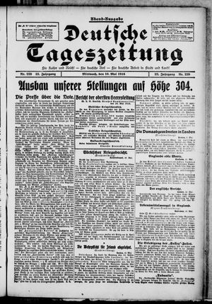Deutsche Tageszeitung vom 10.05.1916