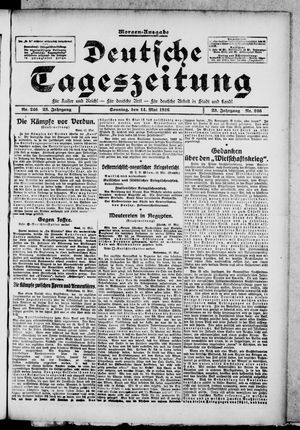 Deutsche Tageszeitung vom 14.05.1916