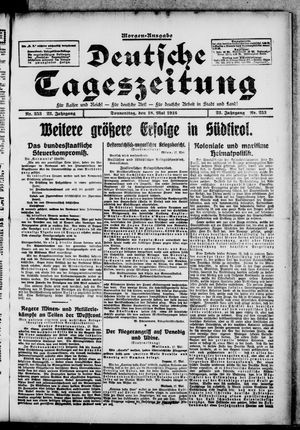 Deutsche Tageszeitung vom 18.05.1916