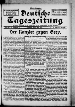 Deutsche Tageszeitung on May 23, 1916