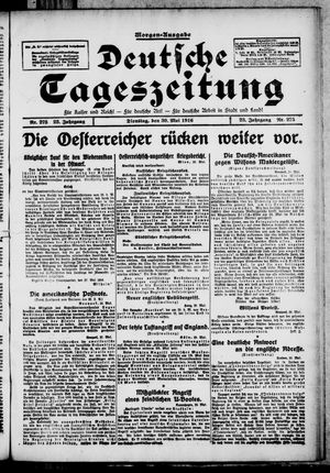 Deutsche Tageszeitung vom 30.05.1916