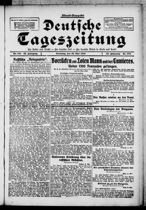 Deutsche Tageszeitung vom 30.05.1916