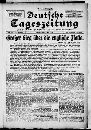 Deutsche Tageszeitung vom 02.06.1916