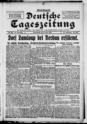 Deutsche Tageszeitung vom 03.06.1916