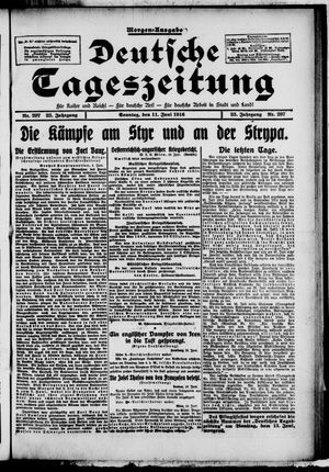 Deutsche Tageszeitung vom 11.06.1916