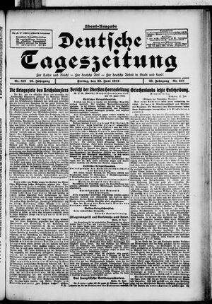 Deutsche Tageszeitung vom 23.06.1916