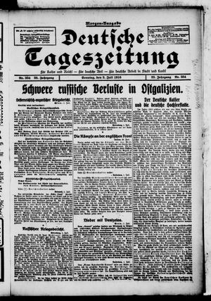 Deutsche Tageszeitung vom 02.07.1916