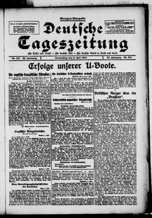 Deutsche Tageszeitung vom 06.07.1916
