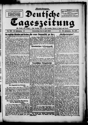 Deutsche Tageszeitung vom 06.07.1916