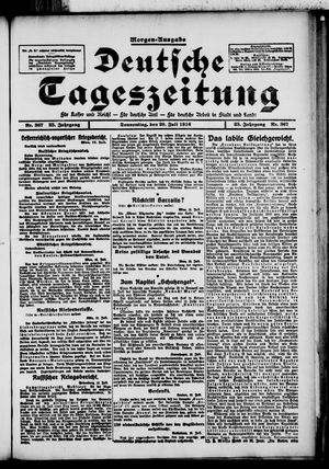Deutsche Tageszeitung vom 20.07.1916