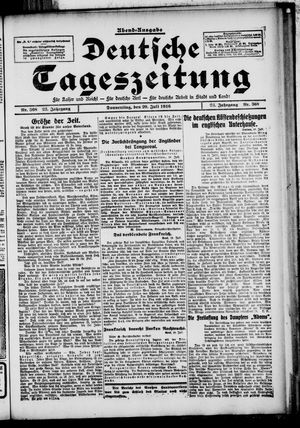 Deutsche Tageszeitung vom 20.07.1916