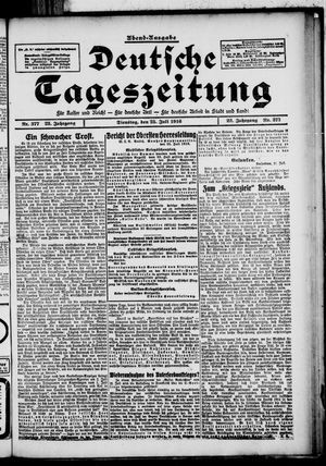 Deutsche Tageszeitung vom 25.07.1916