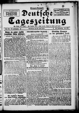 Deutsche Tageszeitung vom 26.07.1916