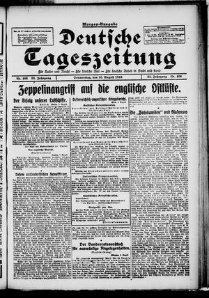 Deutsche Tageszeitung vom 10.08.1916