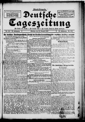 Deutsche Tageszeitung vom 14.08.1916
