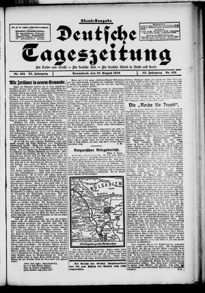 Deutsche Tageszeitung vom 19.08.1916