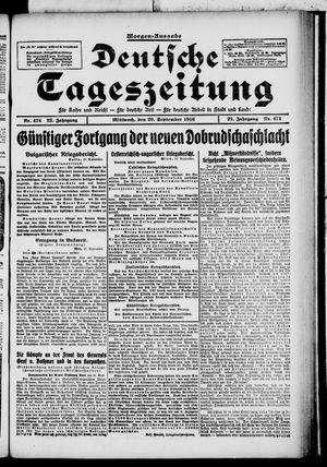 Deutsche Tageszeitung vom 20.09.1916