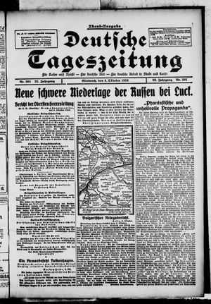 Deutsche Tageszeitung vom 04.10.1916