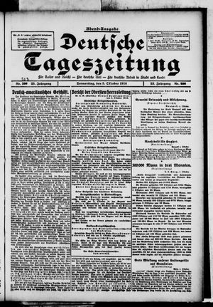 Deutsche Tageszeitung vom 05.10.1916