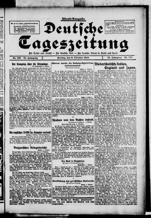 Deutsche Tageszeitung vom 06.10.1916