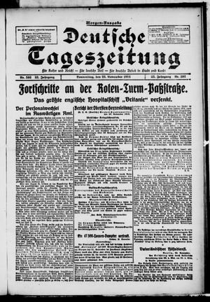 Deutsche Tageszeitung vom 23.11.1916