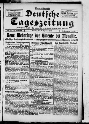 Deutsche Tageszeitung vom 03.12.1916