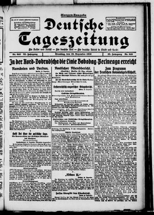 Deutsche Tageszeitung vom 19.12.1916