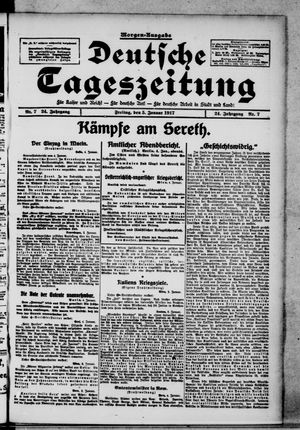 Deutsche Tageszeitung on Jan 5, 1917