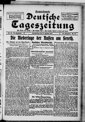 Deutsche Tageszeitung vom 11.01.1917