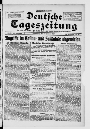 Deutsche Tageszeitung vom 18.01.1917