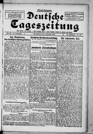 Deutsche Tageszeitung vom 03.02.1917