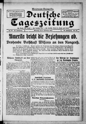 Deutsche Tageszeitung vom 05.02.1917