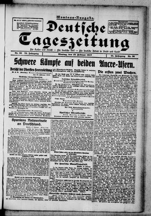 Deutsche Tageszeitung vom 19.02.1917