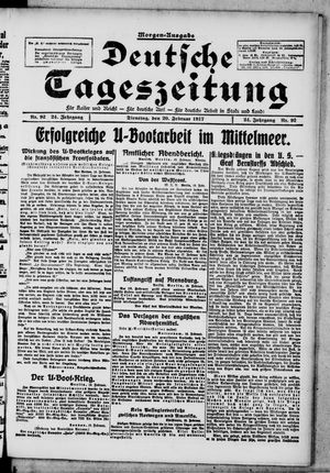Deutsche Tageszeitung vom 20.02.1917